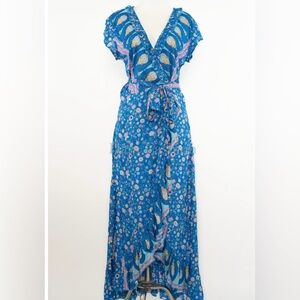 Aura Long Wrap Dress